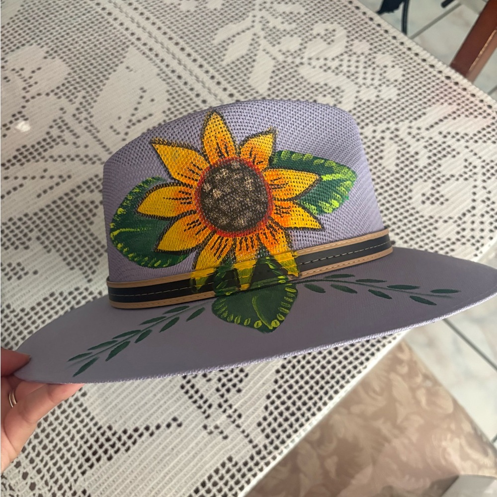 Sunflower Embellished Women's Hat